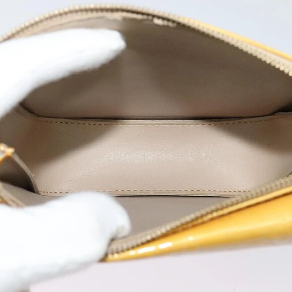 LOUIS VUITTON Monogram Vernis Motto Accessory Pouch Beige - Picture 10 of 16